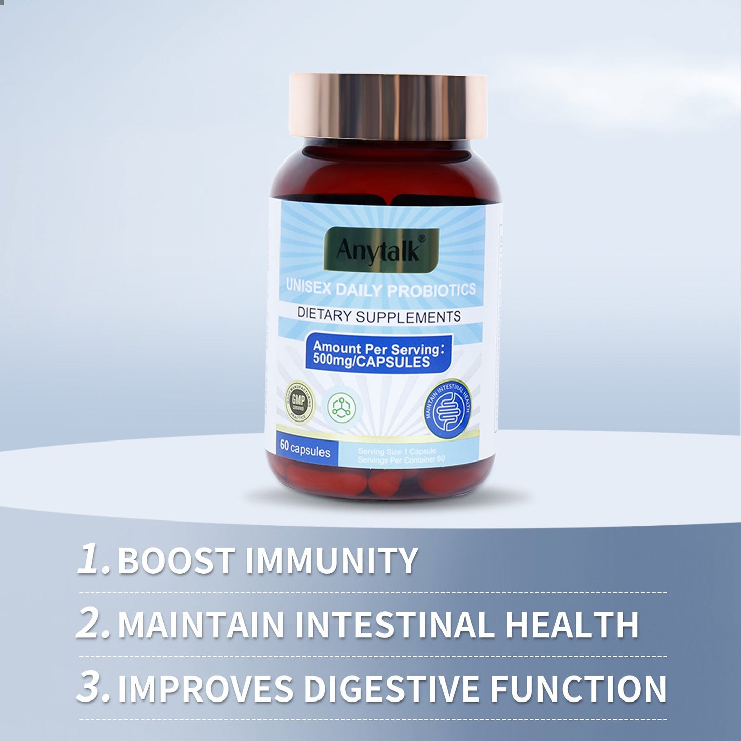 Cápsulas Probioticas Premium para el Bienestar Digestivo