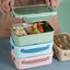 Classic simple microwaveable 304 stainless steel compartment insulation lunch box lunch box - Korvel