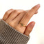 Anillo de Flor de Esmalte de Plata Esterlina 925