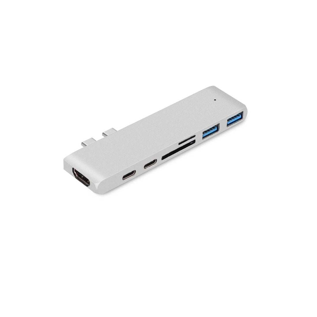 7-in-1 Dual Type-C to HDMI Dock USB 3.0 Hub Converter - Korvel