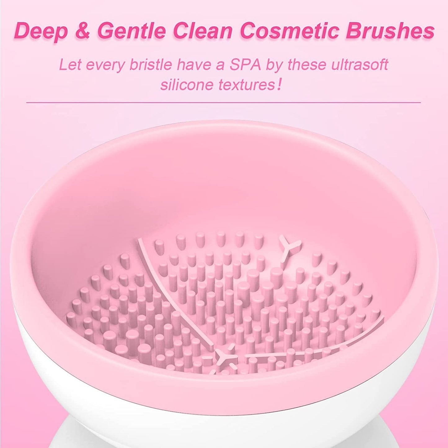 Makeup brush Automatic brush cleaner Rechargeable makeup tool cleaning artifact - Korvel