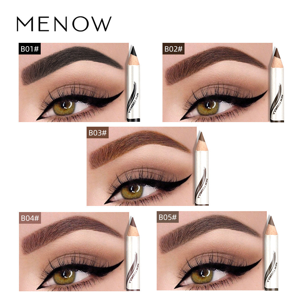 Meinuo P135 Eyebrow Pencil Fine Eyebrows 12 Five-Color Roots - Korvel