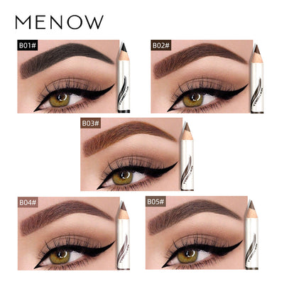 Meinuo P135 Eyebrow Pencil Fine Eyebrows 12 Five-Color Roots - Korvel