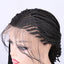 Long Synthetic Wig with Braided Box Braids Wigs For Black Women Daily Wear White Hat Wig Adjustable For Girls - Korvel