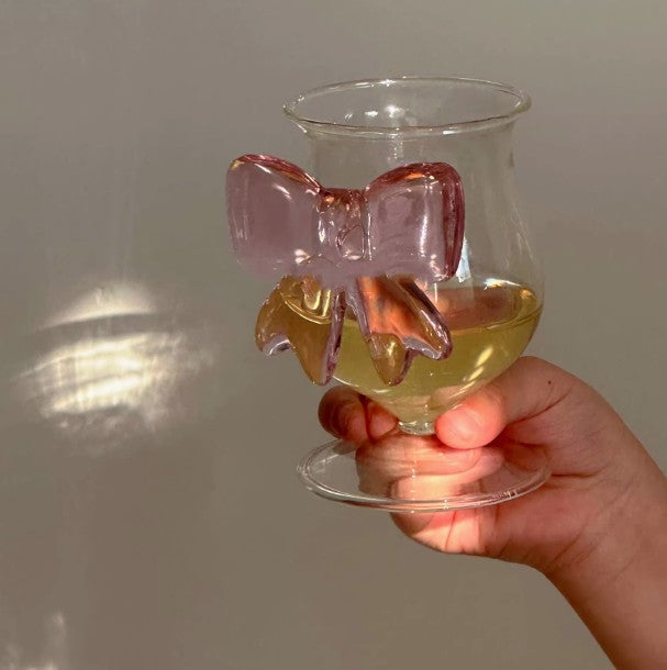 Pink Butterfly Series Instagram Tall Cup Romantic Ritual Champagne Glass Cute Butterfly - Korvel