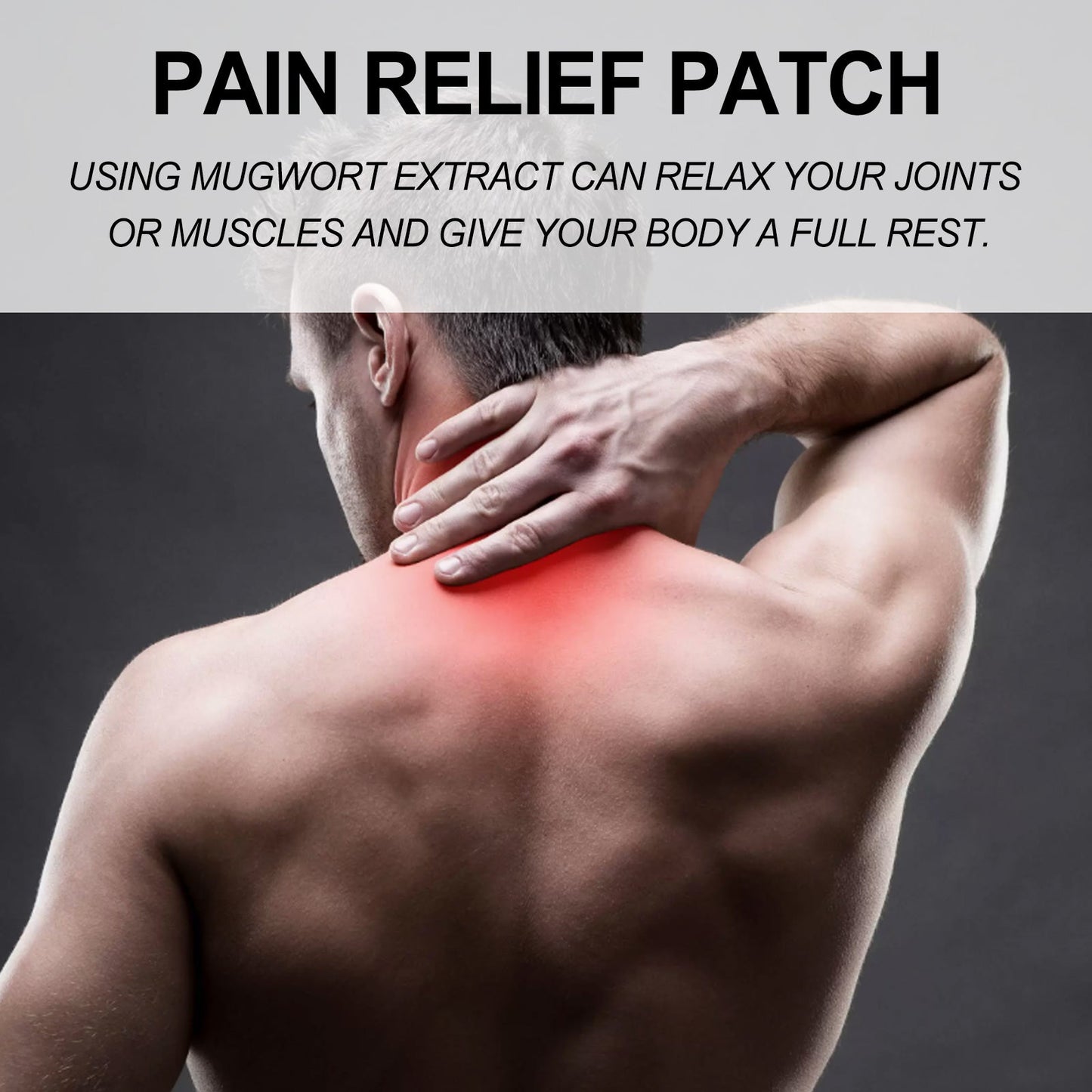 Wormwood Pain Relief Patch, Relieve Lumbar Neck Shoulder Vertebra Knee Joint Muscle Pain Discomfort Body Care Paste - Korvel