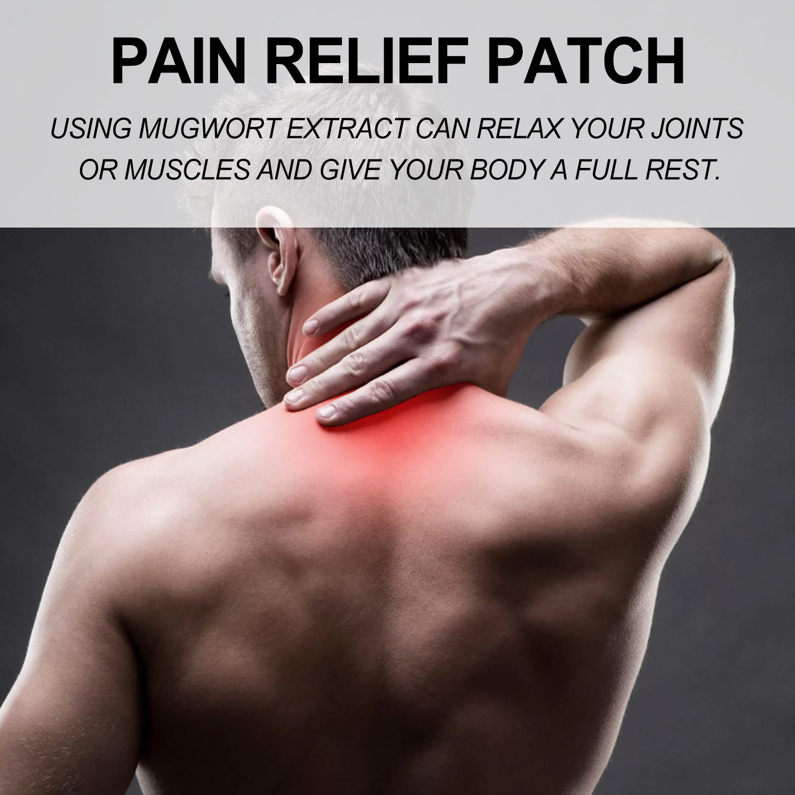 Wormwood Pain Relief Patch, Relieve Lumbar Neck Shoulder Vertebra Knee Joint Muscle Pain Discomfort Body Care Paste - Korvel