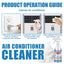Nettoyant d'Air Conditionné Premium Sans Odeur - Solution Mousse Non-Démontable