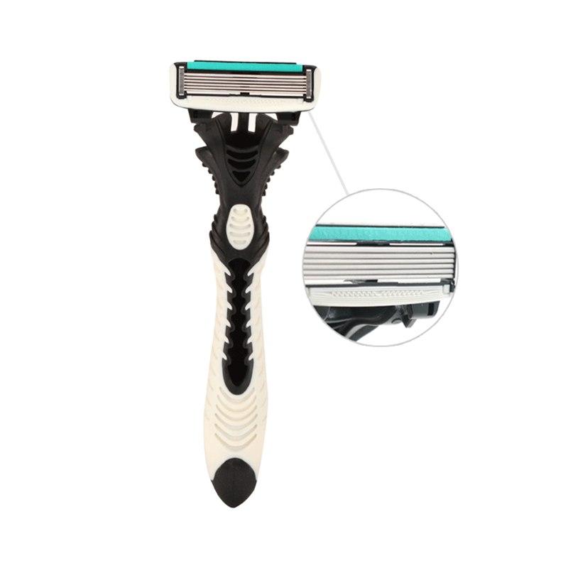 Shaving Razor Mens Profession Face Care 6-layer Stainless Razor Blades - Korvel