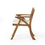 Ensemble de salle à manger en teck Hermosa 5 pièces avec coussins