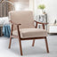 Mid-Century Modern Solid Wood Accent Chair