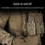 One Pair (2 Pieces) Style 3Ac Kit for FCPC V5 Tactical Vest Cummerbunds, with Quick Release Buckle, made of imported Tegris. - Korvel