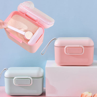 New Baby Milk Powder Portable Baby Food Storage Box Essential Cereal Infant Milk Powder Box Toddle Snacks Container - Korvel
