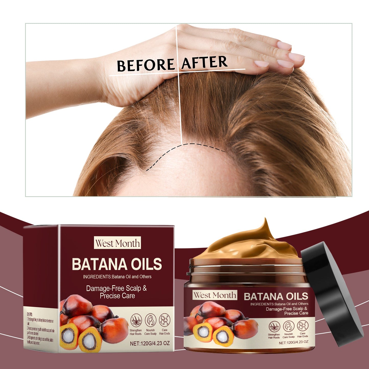 Mascarilla Capilar Nutritiva Batana para Cabello Suave y Manejable