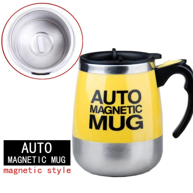 Self Stirring Magnetic Mug - Effortless Beverage Mixing