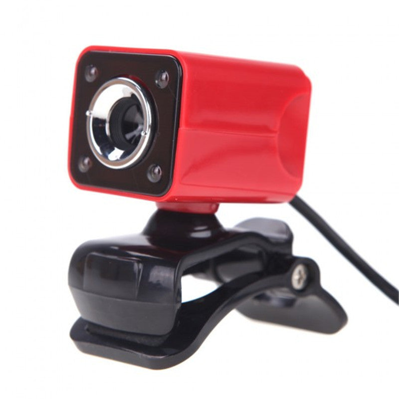 High definition night vision computer camera with built-in 10 meter sound-absorbing microphone and 4LED free switch - Korvel