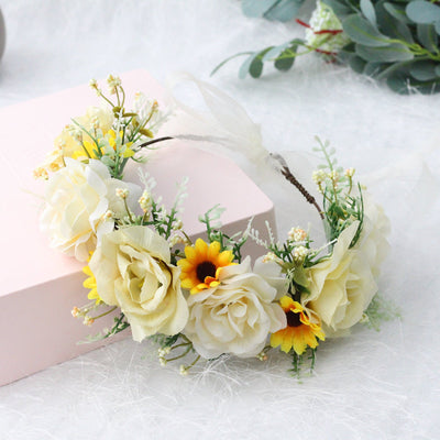 Big Rose Crown Flower Headband for Stylish Looks