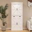 Elegant 71" Kitchen Pantry Storage Cabinet with Adjustable Shelves