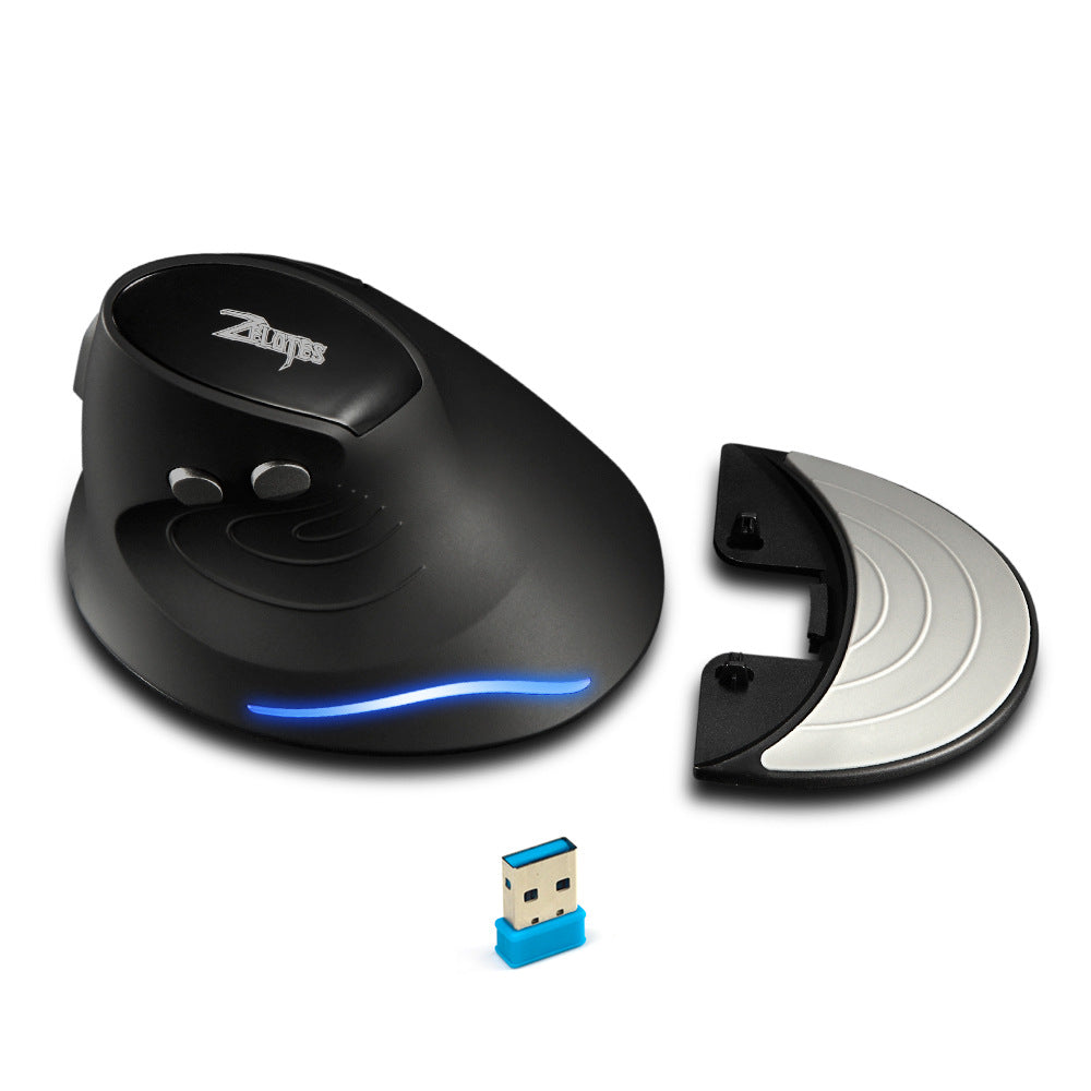 Master F17 Vertical Mouse Ergonomic Worm Anti Mouse Hand Laptop Desktop Wireless Mouse - Korvel