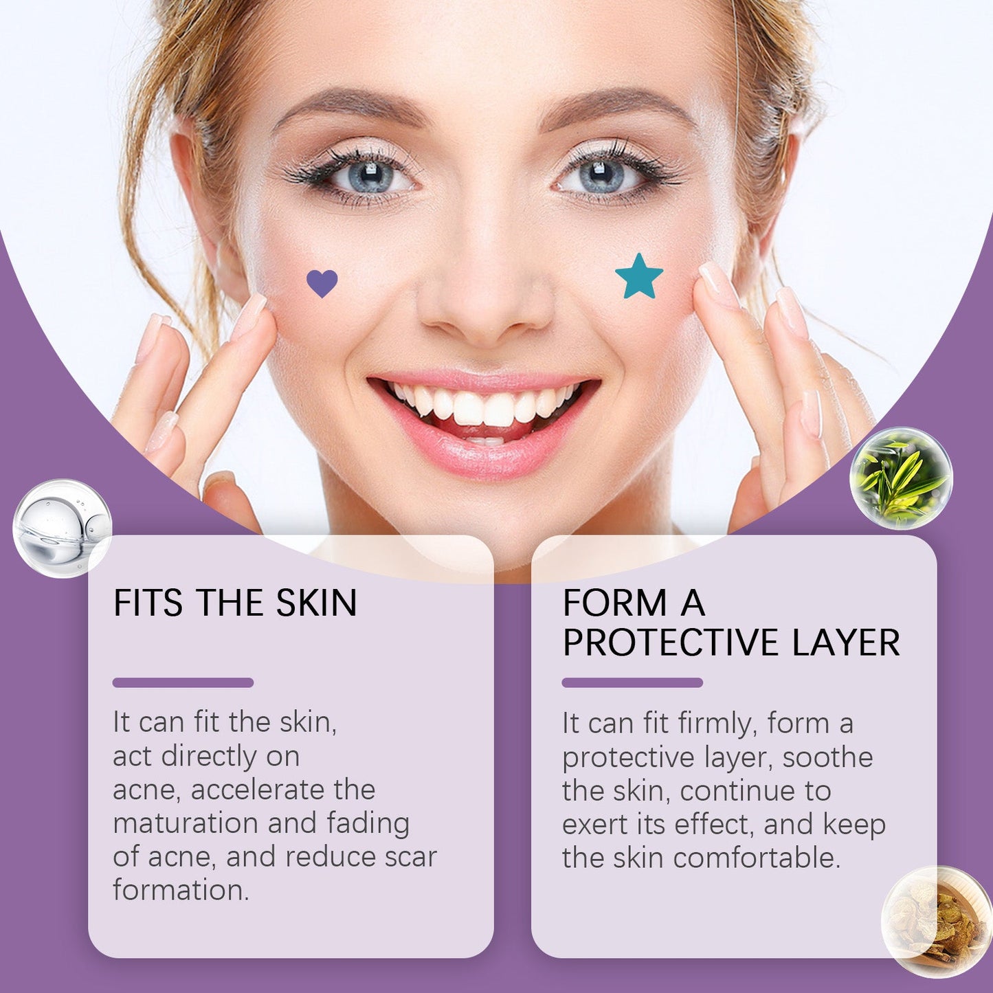 Multicolor Invisible Acne Patch for Clear Skin