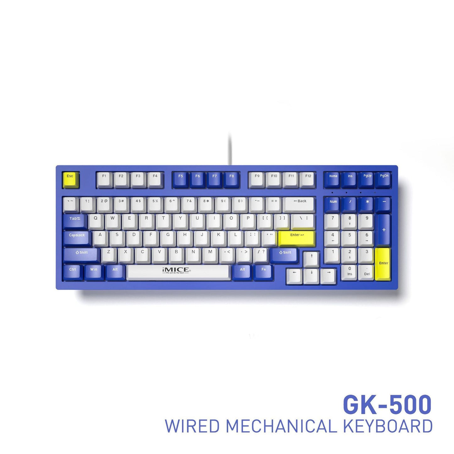 Wired green axis, red axis, tea axis, black axis mechanical keyboard, e-sports game keyboard - Korvel
