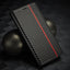 New Carbon Fiber For iPhone 13 13promax 13pro Mobile Phone Leather Case Magnetic Suction Protective Cover - Korvel