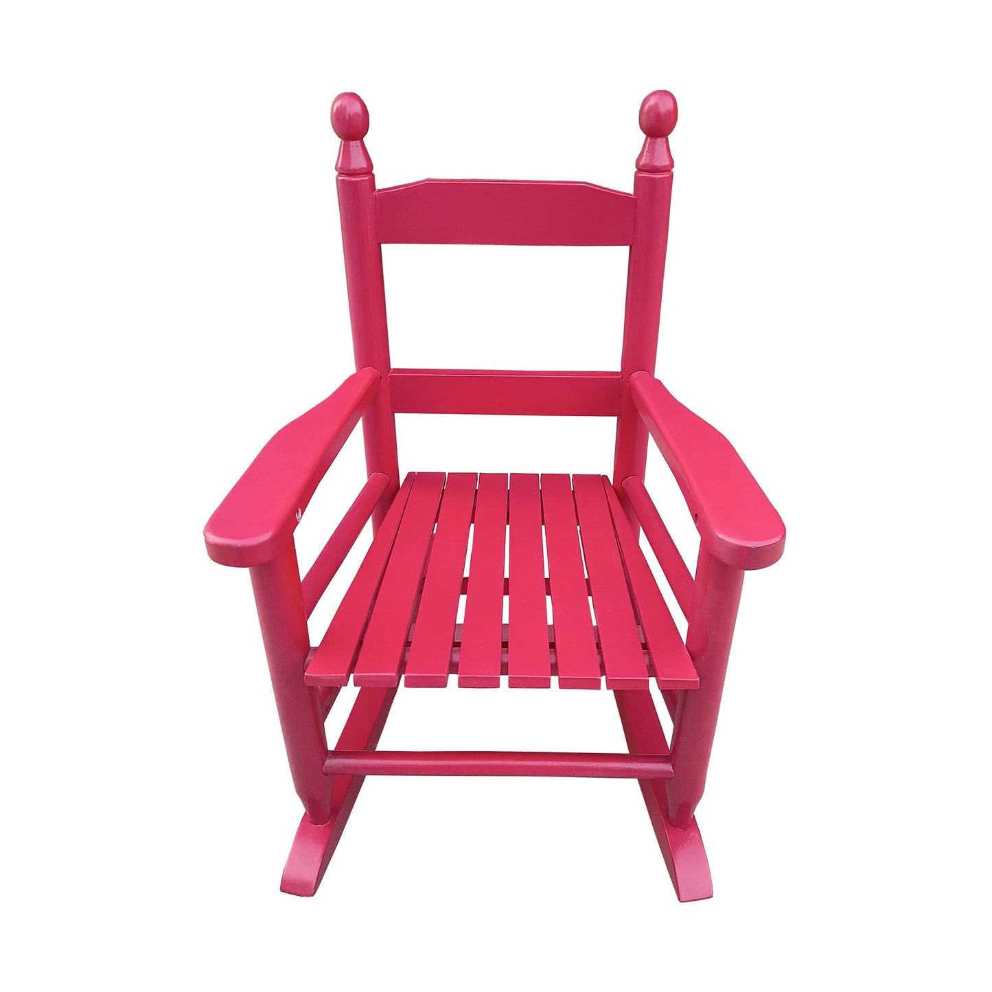 Children's rocking red chair- Indoor or Outdoor -Suitable for kids-Durable Solid Wood - Korvel