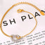 Elegant 18K Gold-Plated Heart Bracelet