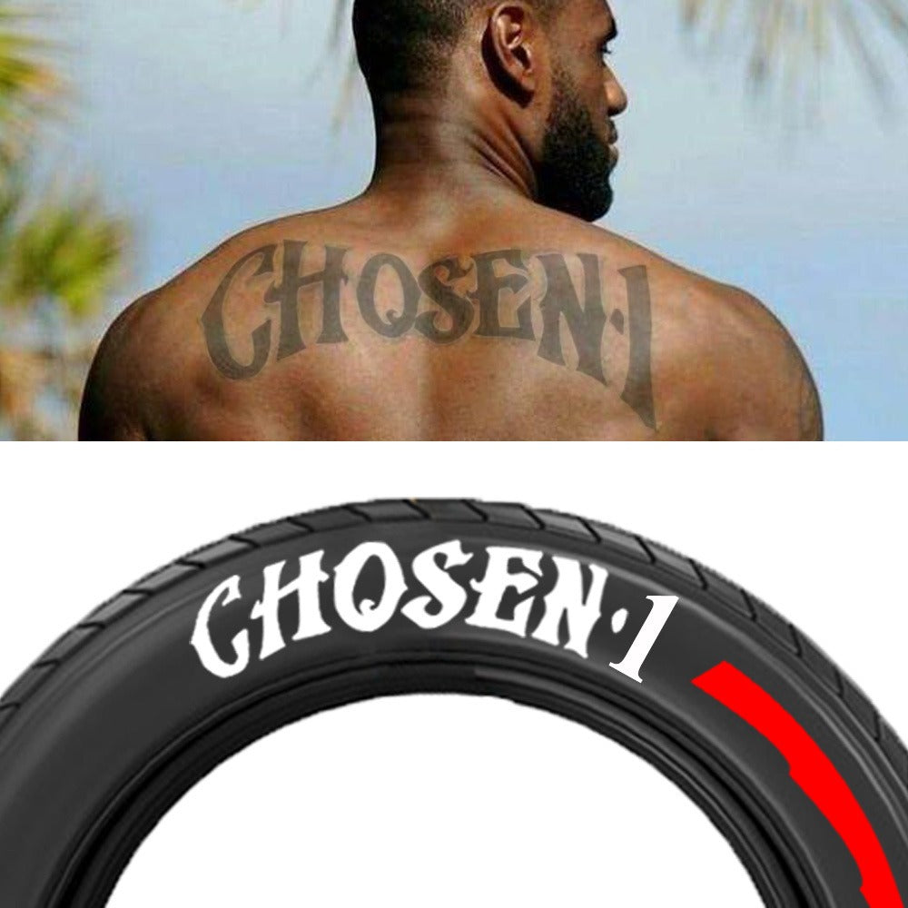 【 Transfer Film 】 Car Tire Stickers, Tire Letter Stickers, English Letter 3D Stereoscopic Stickers - Korvel