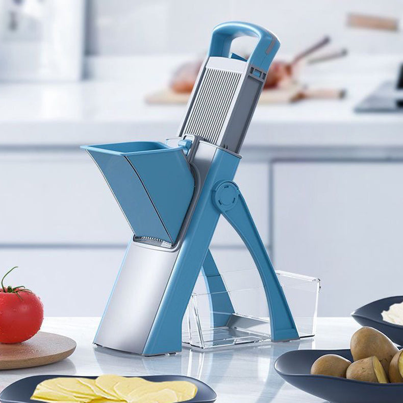 Multifunctional Vegetable Chopper and Fruit Slicer Set - Manual Food Grater and Cutter for Potatoes - Korvel