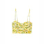 Style Strapless Top with Printed Skirt Set - Korvel