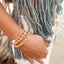 Natural Pearl & 14k Gold Filled Beaded Anklet or Bracelet