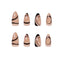 Nordic Style Wearing A Simple Nail Patch Line Manicure Patch French Manicure Press On Nails - Korvel