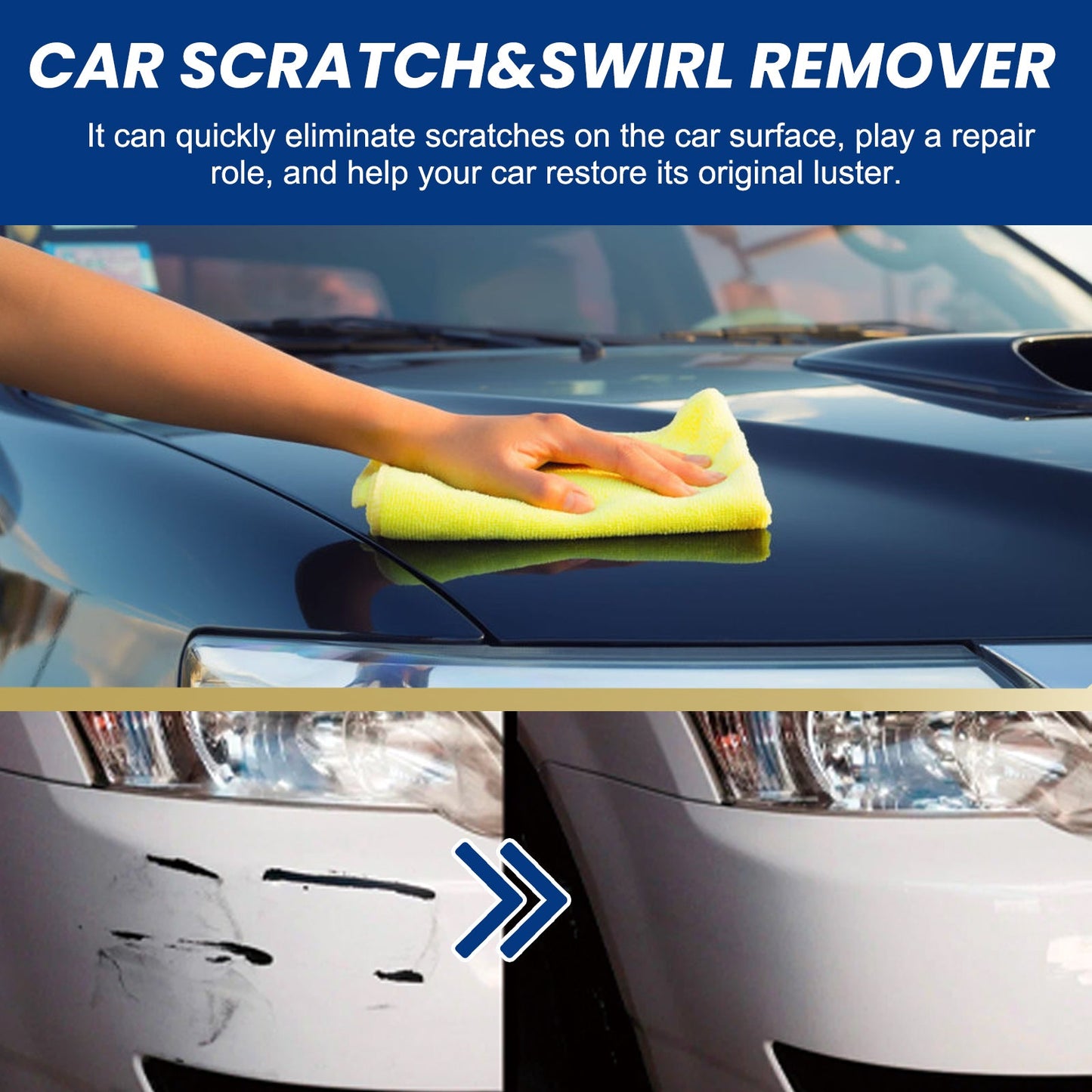 Car Scratch Repair Cream, Paint Scratch Scratch Repair Paint Refinish Polishing Maintenance Coating Paste - Korvel