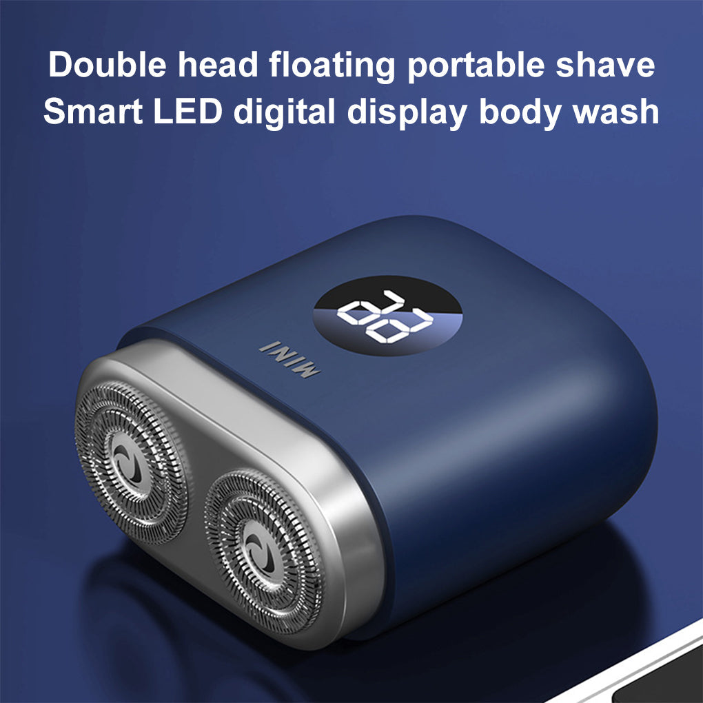 Small Steel Cannon Shaver Electric Men's Shaver Shaver Portable Beard Shaver Car USB - Korvel