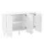 ON-TRANS Cream Style Shoe Cabinet with Adjustable Legs