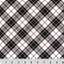 Cloud Cuddle Black Just Plaid Fabric - 58"/60" per Yard