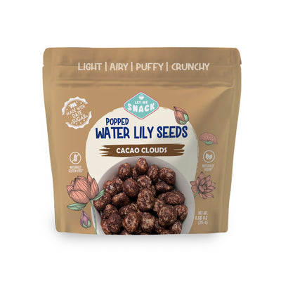Cacao Popped Water Lily Seeds – Naturally Sweet, Vegan Snack