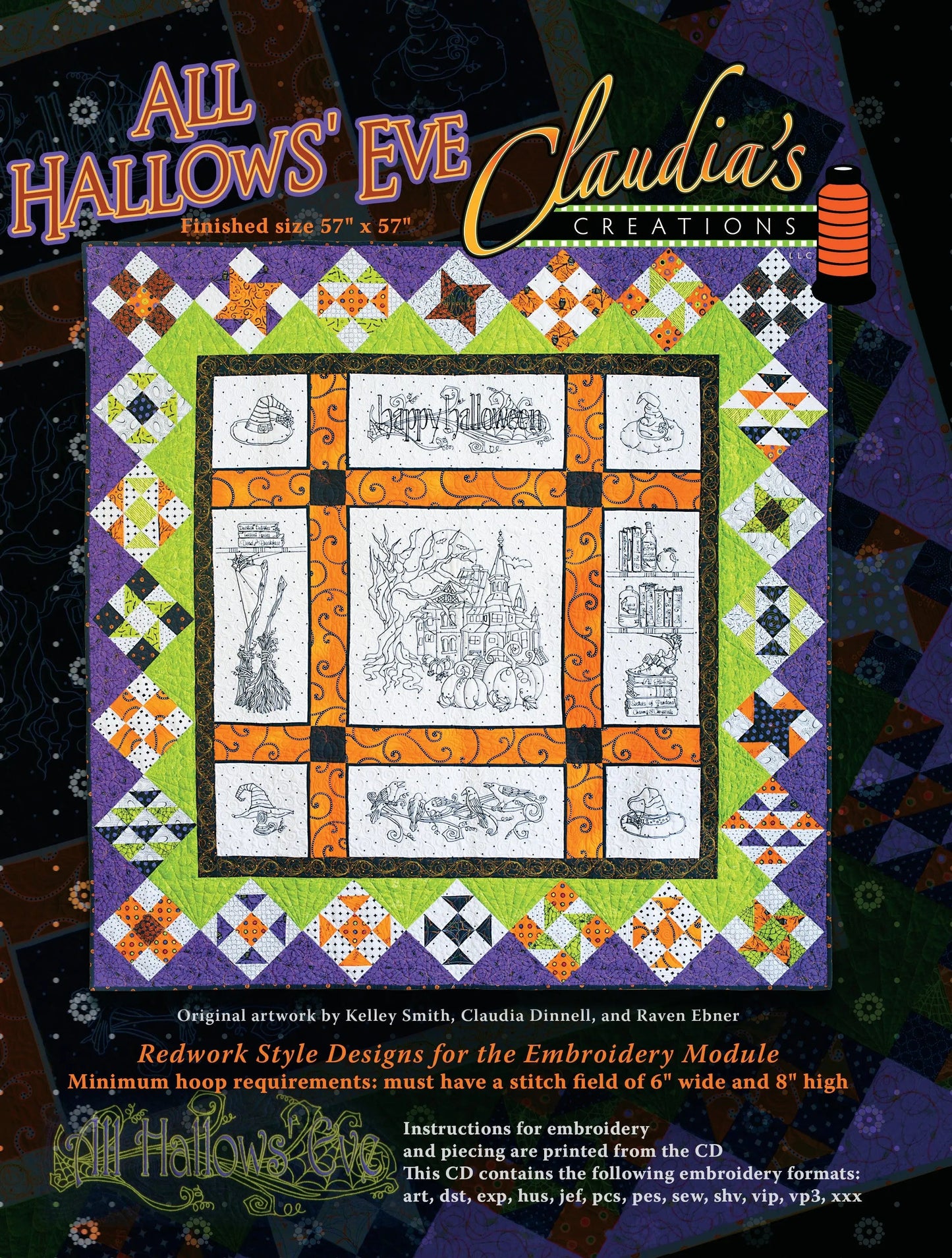 All Hallows Eve Machine Embroidery Design