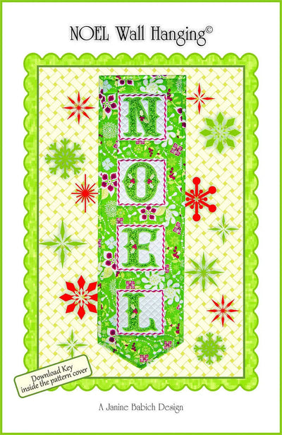 CD Noel Wall Hanging Machine Embroidery Pattern