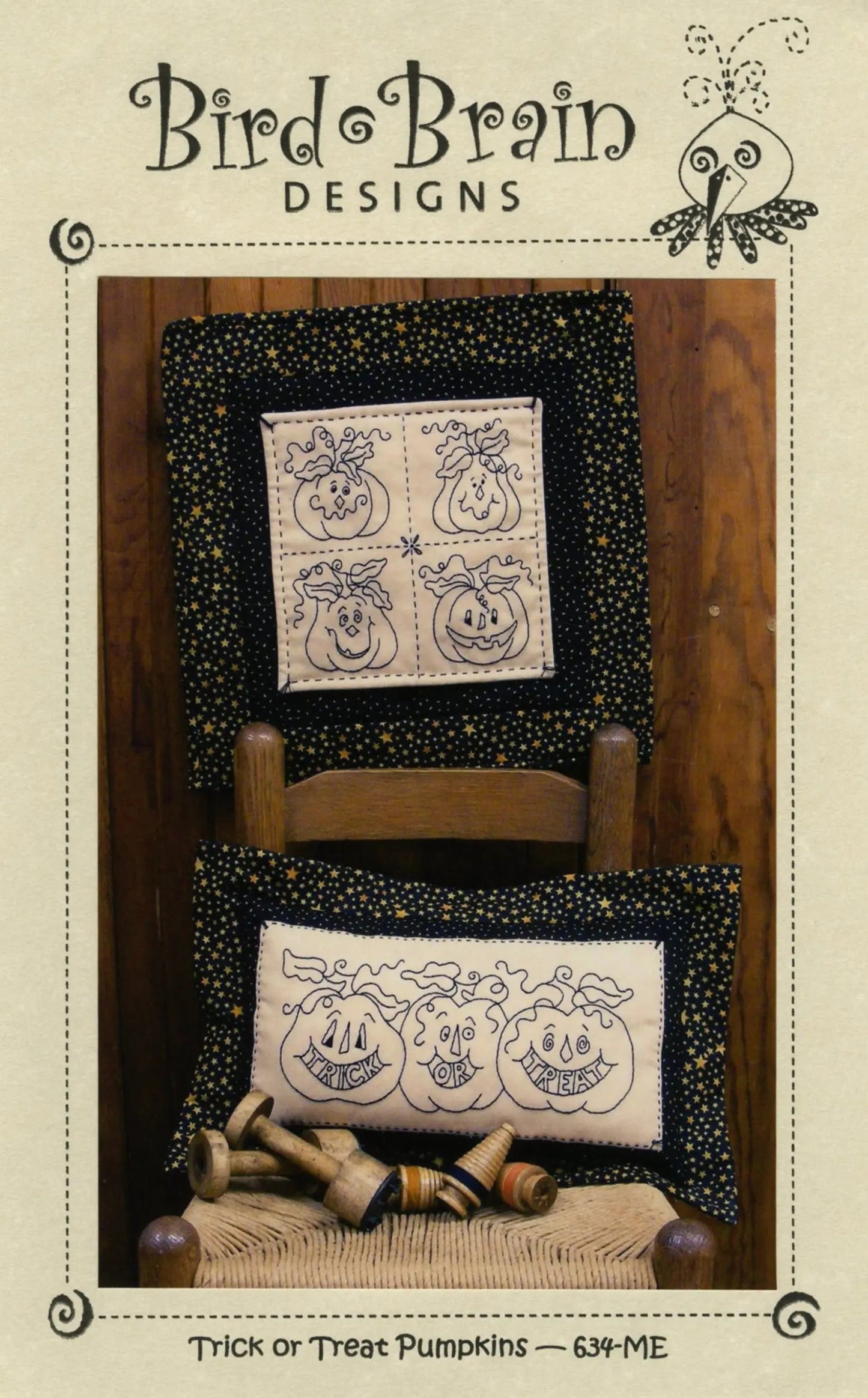 Conceptions de broderie machine de citrouilles Trick or Treat