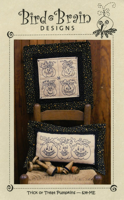 Trick or Treat Pumpkins Machine Embroidery Designs