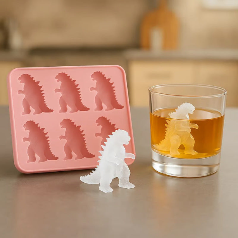 Godzilla Ice Mold: Silicone Kitchen Mold for Baking, Candles, Soaps, Ice Trays, Home Decor & Gifts - Korvel