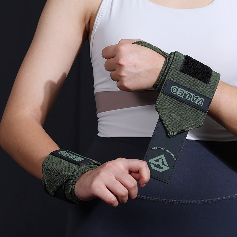 Sports wristband fitness sweat absorption compression fitness weightlifting winding wristband sprain protection - Korvel