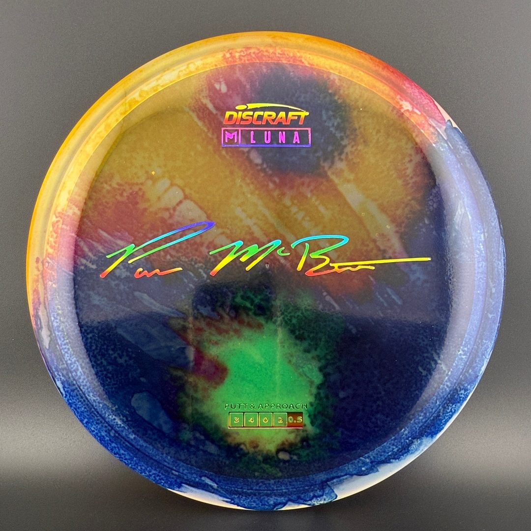 Fly Dye Z Luna Disc Golf Putter - Édition Paul McBeth