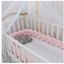Coussin de Bumper de Lit Braid Knot pour Bébé de 100 cm Premium