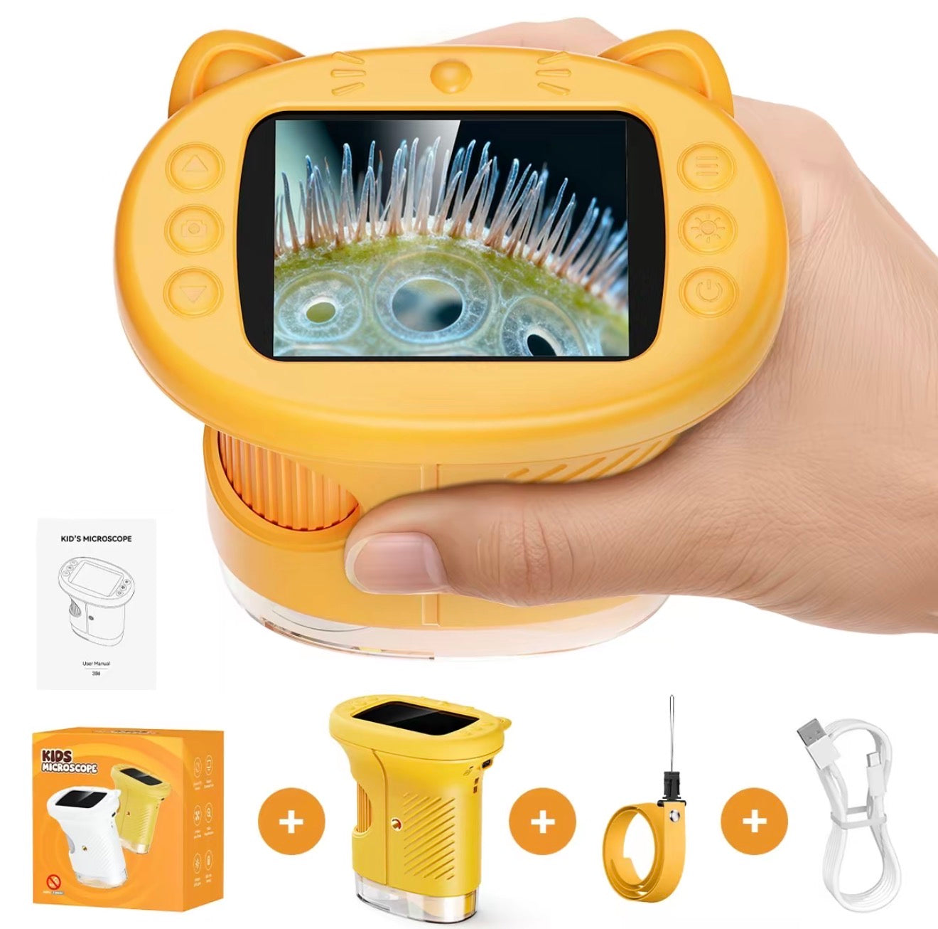 Microscopio MicroView para Niños - Herramienta de Exploración Digital Portátil