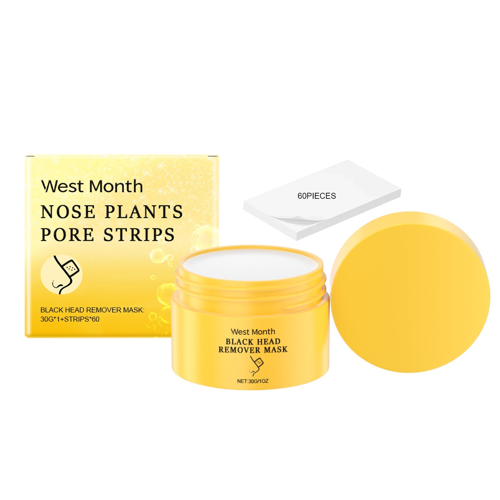 Blackhead Cleansing Nose Mask Gentle Oil Control Cleansing Nose Mask For Blackheads And Acne - Korvel