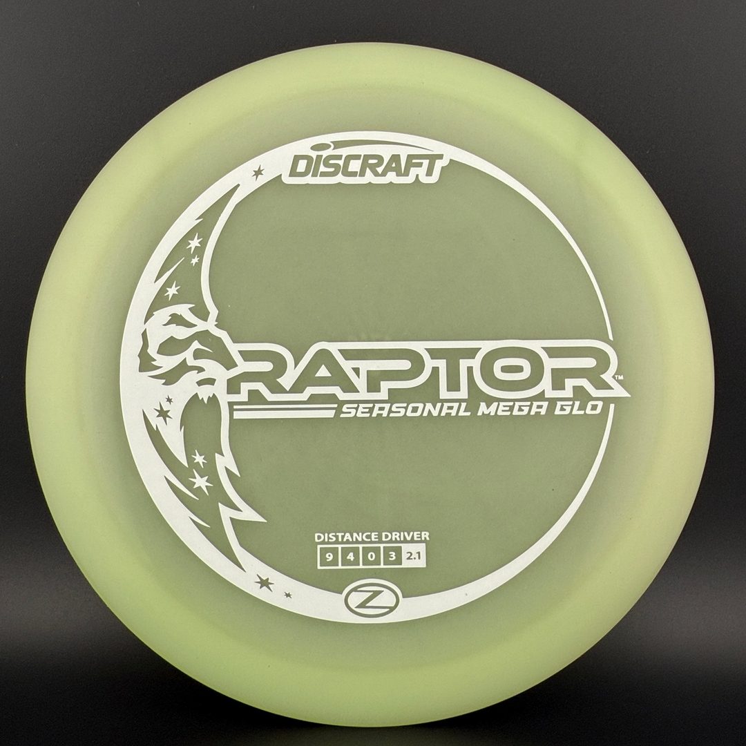 Mega Glo Raptor - Premium Glow Disc Golf Driver