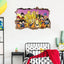 Sticker de pared 3D de anime de dibujos animados Dragon Ball para habitaciones infantiles